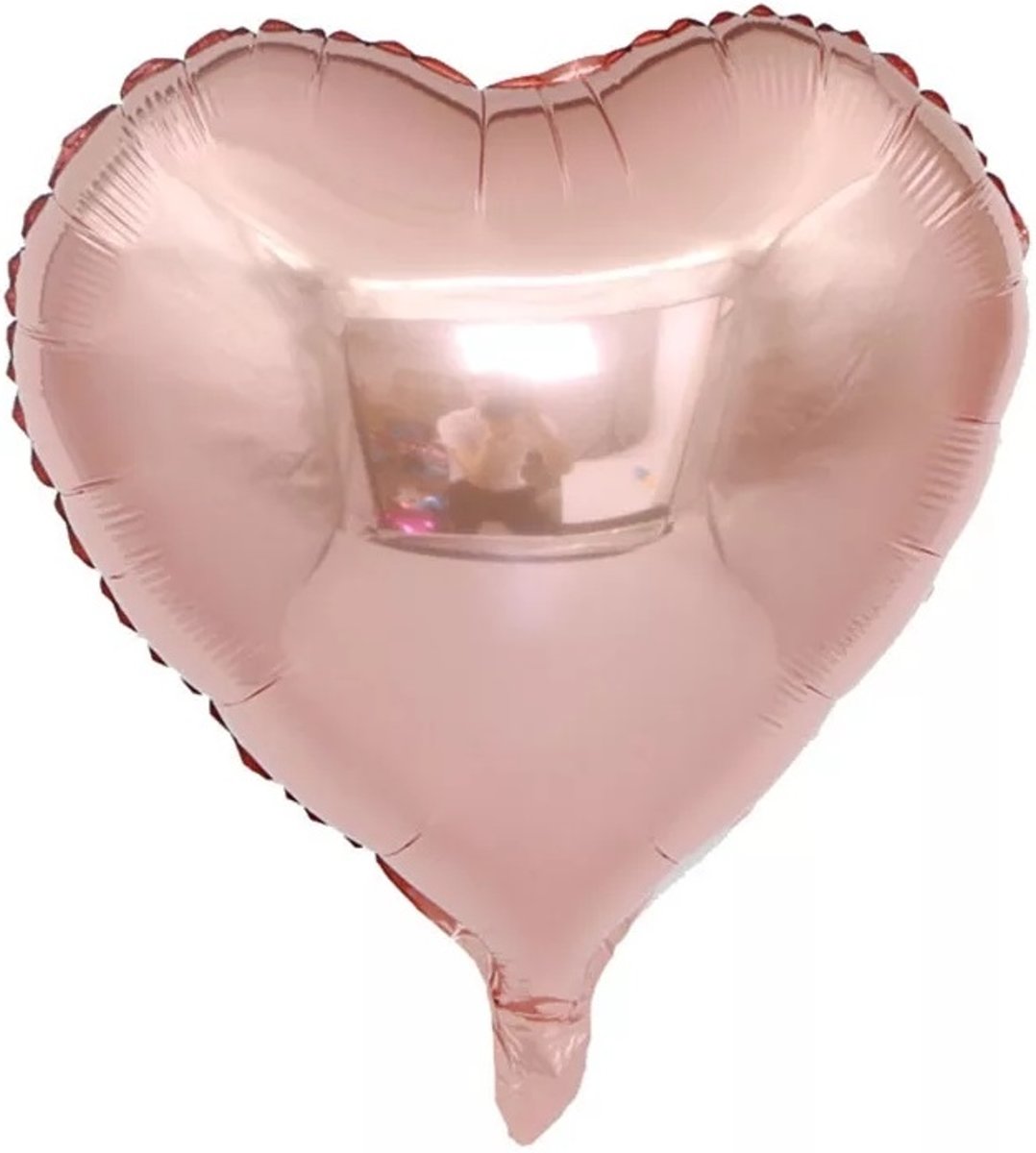 Folieballon hart | Rosé | 18 inch | 45 cm | DM-products